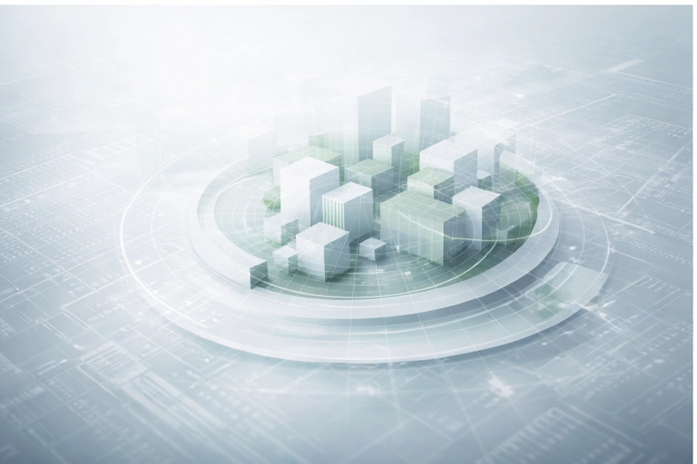 Abstrakte System-Visualisierung: Struktur, Module, Architektur